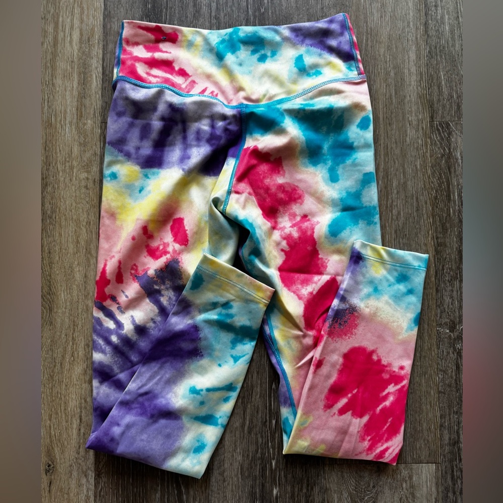 NIKE ONE Tie Dye Tights Small Dri-Fit Women's Leggings